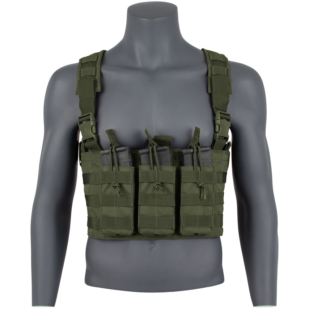 thumbnail image 2 of Gear Up: Emproda Heavy Duty OD Green Chest Rig For Training, Hunting, And Airsoft 2 of 5