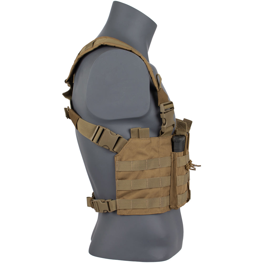 Side view of Tactical Chest Rig.