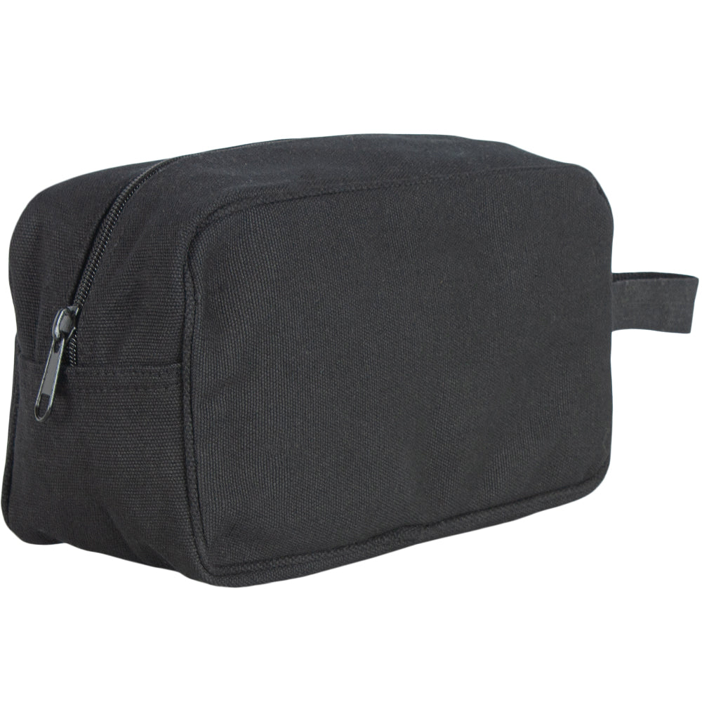 Canvas Toiletry Kit. 41-51 BLACK.