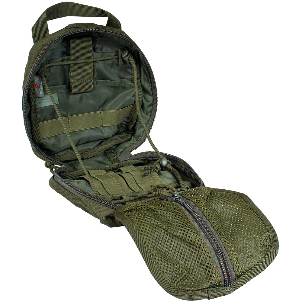 Open First Responder Active Field Pouch showing paracord system. 