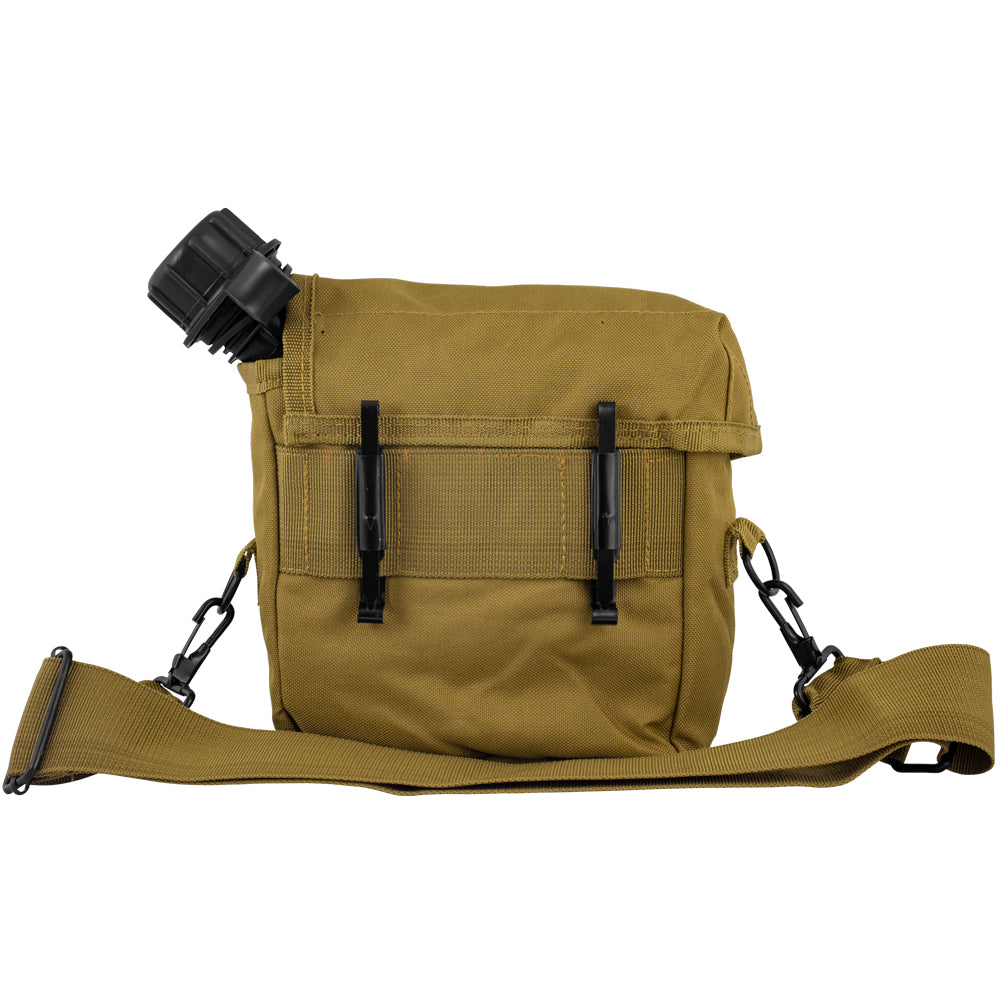 Back side of 2 Quart Canteen Cover.