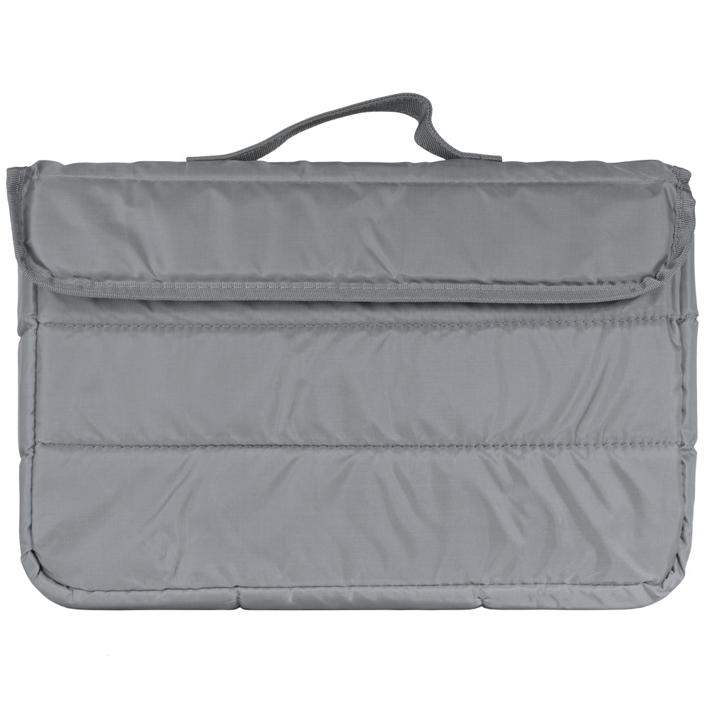 The padded computer case inside of Tactical Field Briefcase isolated.