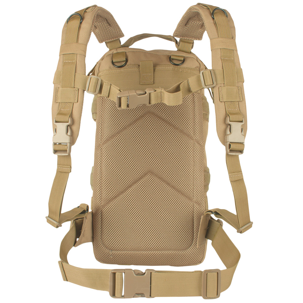 Back of Medium Transport Pack. 