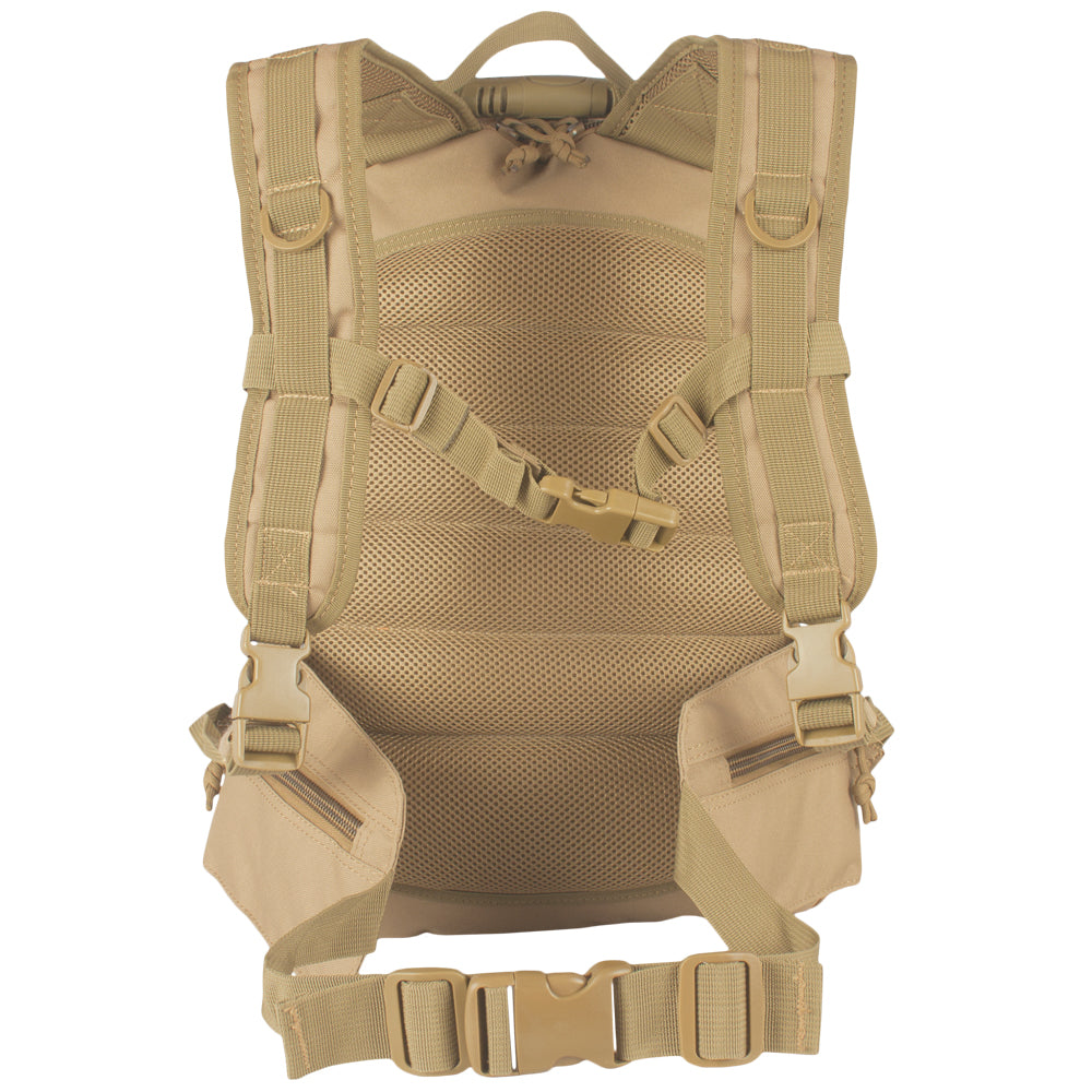 Back of Tactical Duty Pack.