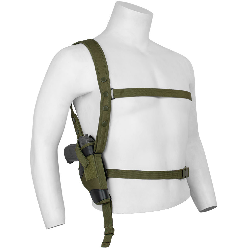 thumbnail image 2 of Adjustable Leather Shoulder Gun Holster - Right Hand Concealed Carry Pistol 2 of 4