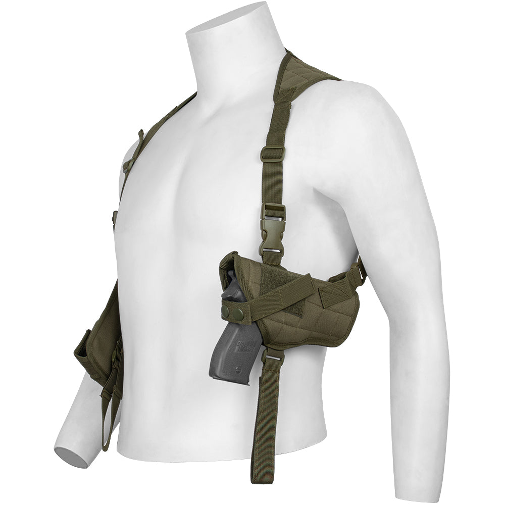 Sports Fishing CS Paintball Molle Pouch Shoulder Holster Chest Rig Vest -  China Tactical Holster, Waistband Holster