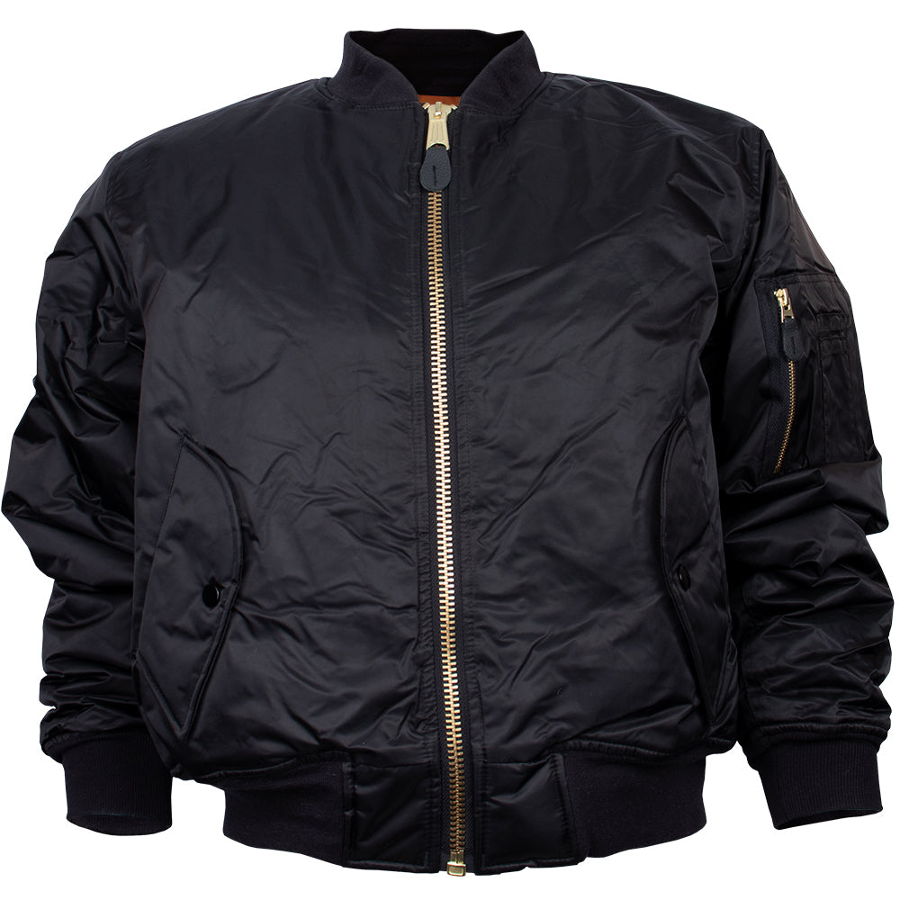 MA-1 Flight Jacket. 60-11BL BLACK S