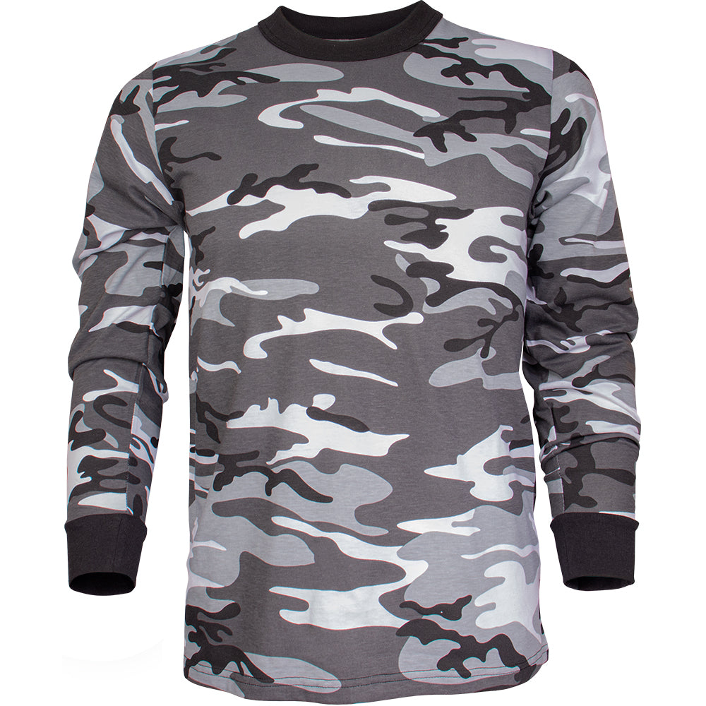 Camouflage Long Sleeve T-Shirt. 64-39 S