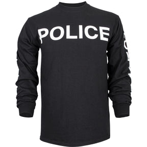 Police Long Sleeve T-Shirt. 64-6488 S