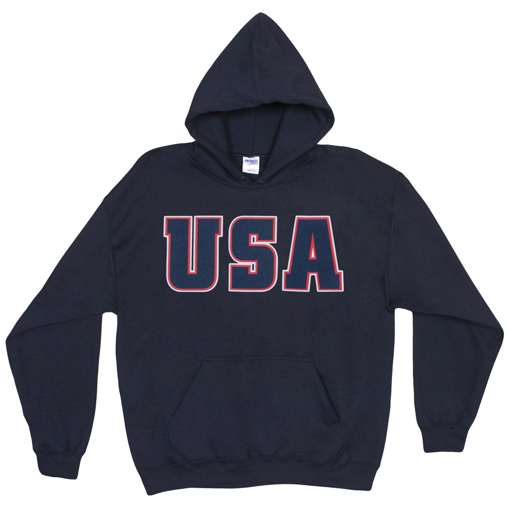 USA Flag Pullover Hoodie Sweatshirt. 64-8891 S