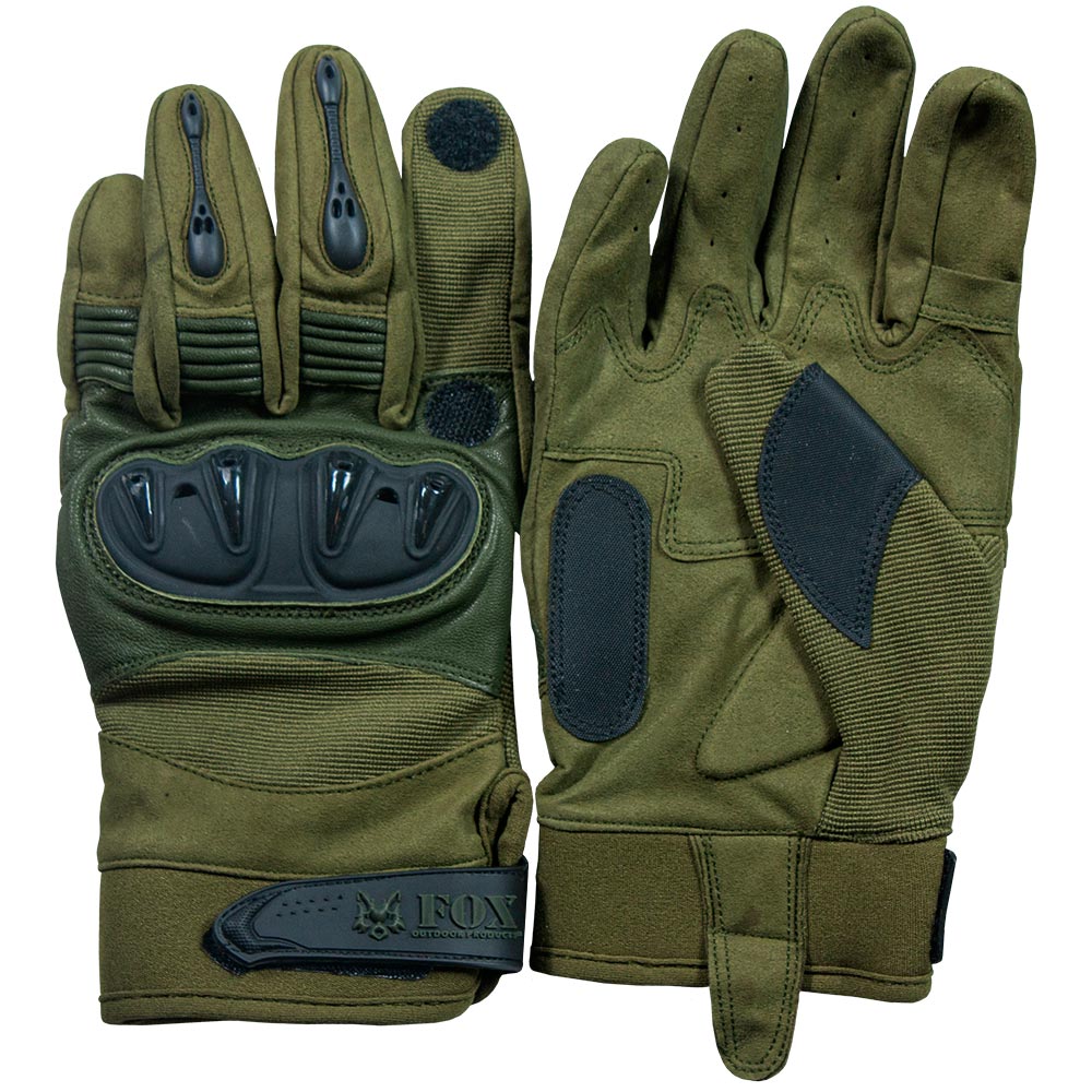 moose knuckles handschuhe Clawed Hard Knuckle Shooter's Glove Olive Drab / Small