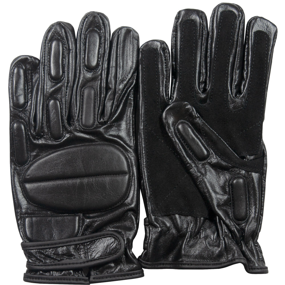 Rothco Full Finger Rappelling Gloves - Cowhide Leather Tactical Gloves With Padded Protection