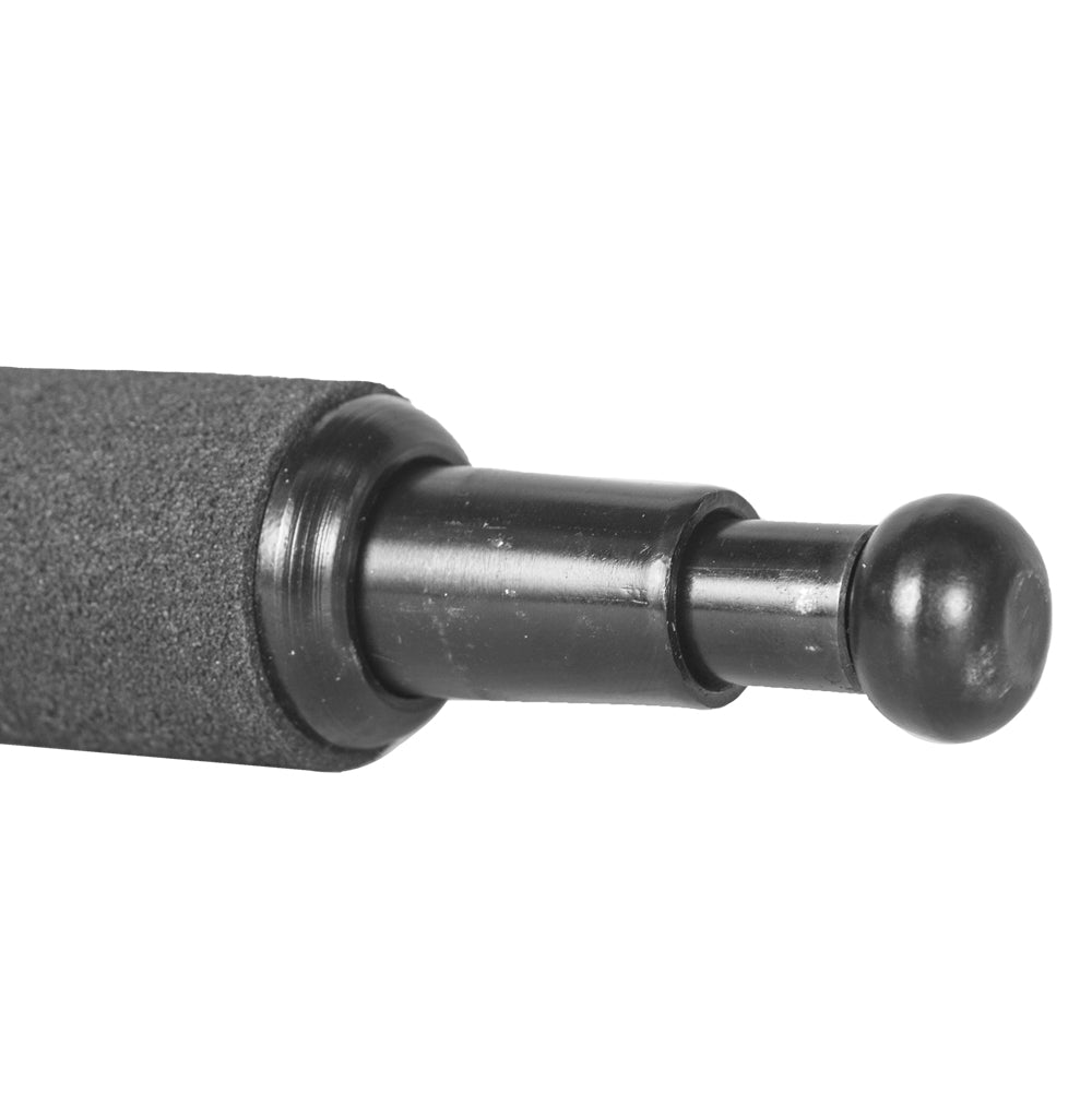 Close up of Expandable Steel Baton end.