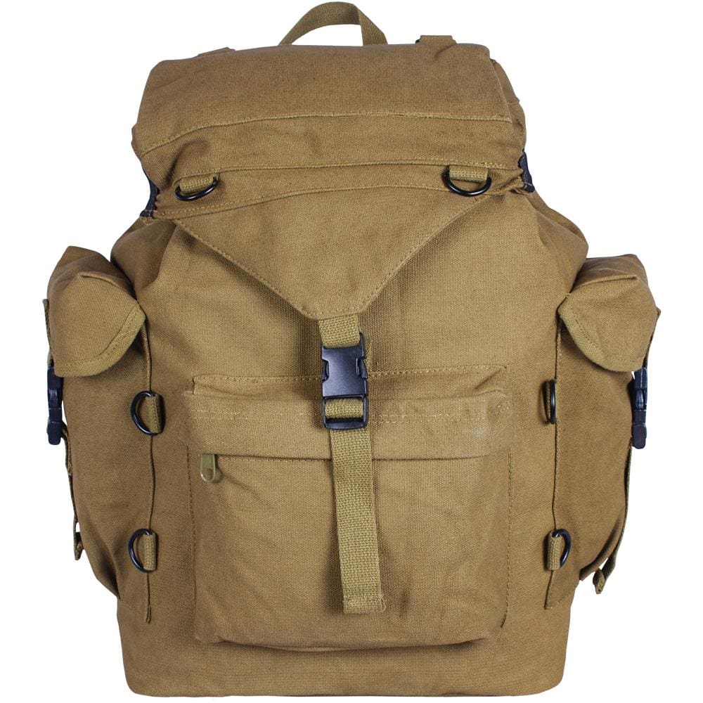 Front of Australian Style Rucksack. 