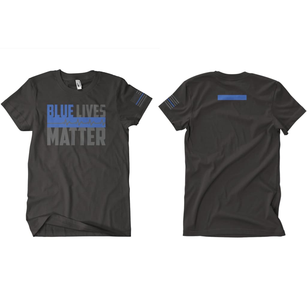 Blue Lives Matter Two-Sided T-Shirt. 63-480 S