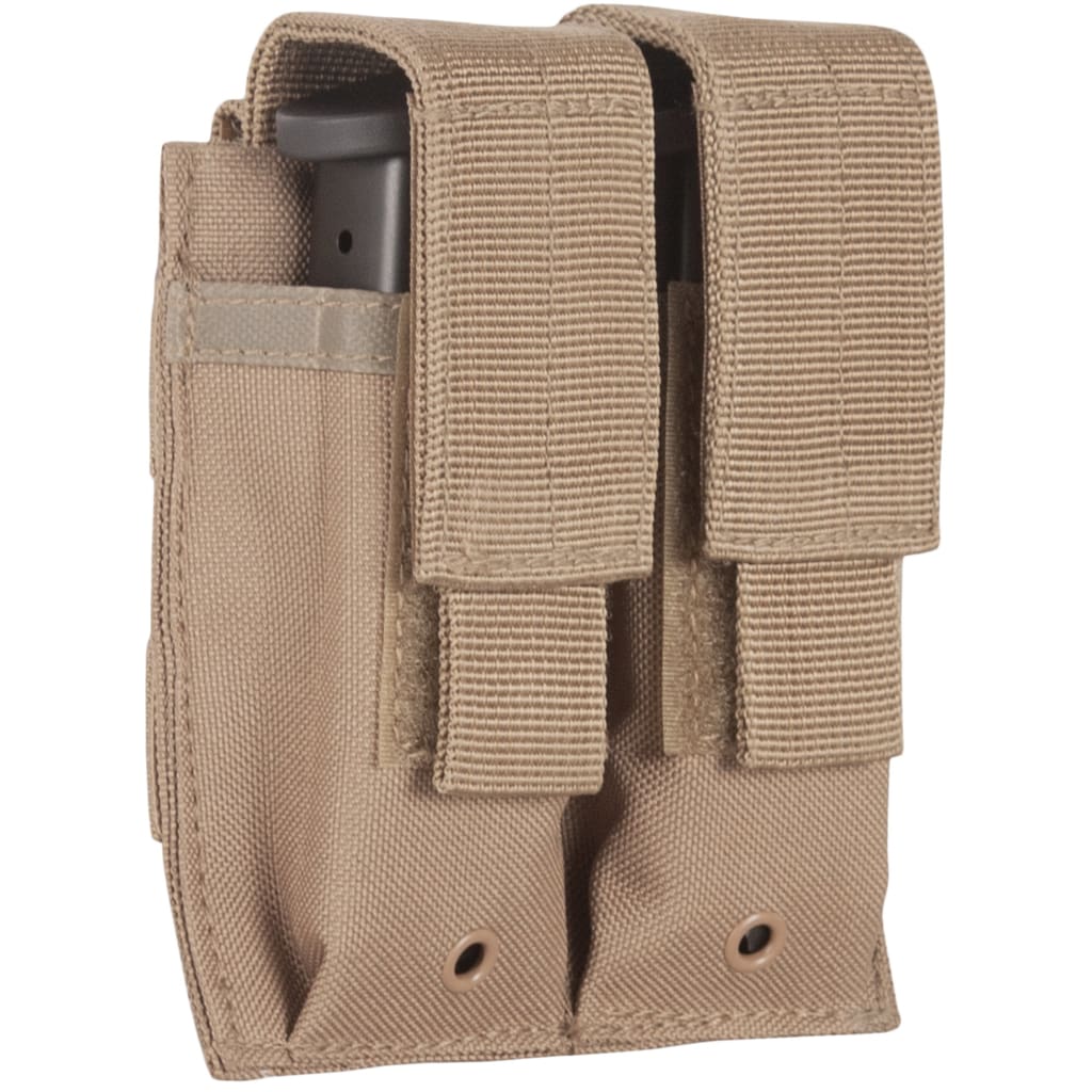 Quarter angle of Dual Pistol Mag Pouch.