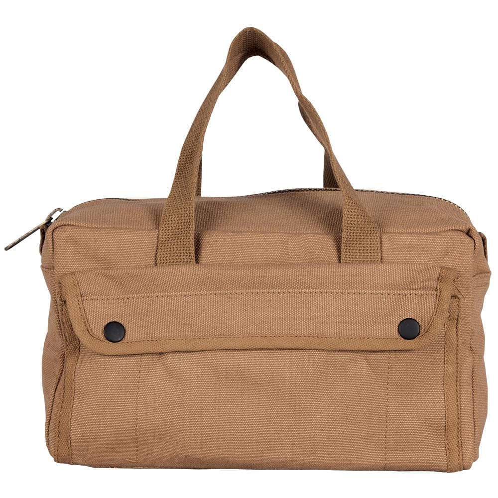 Front of Mechanic's Tool Bag with Brass Zipper.