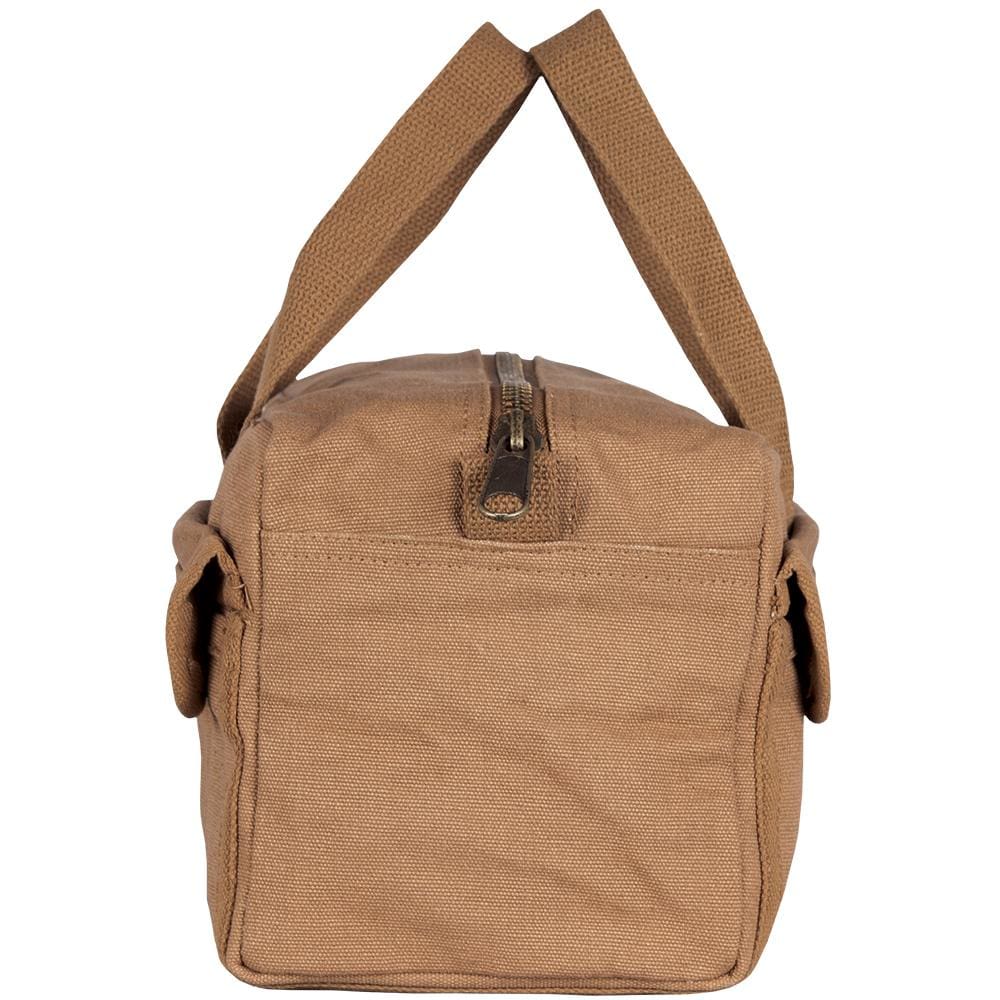 Side of Mechanic's Tool Bag with Brass Zipper.