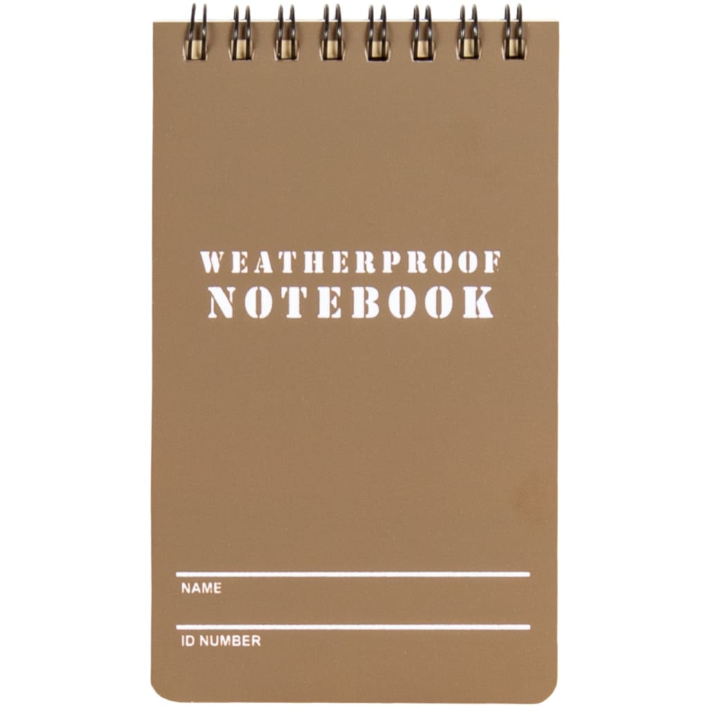 Military Style Weatherproof Notebook. 39-031
