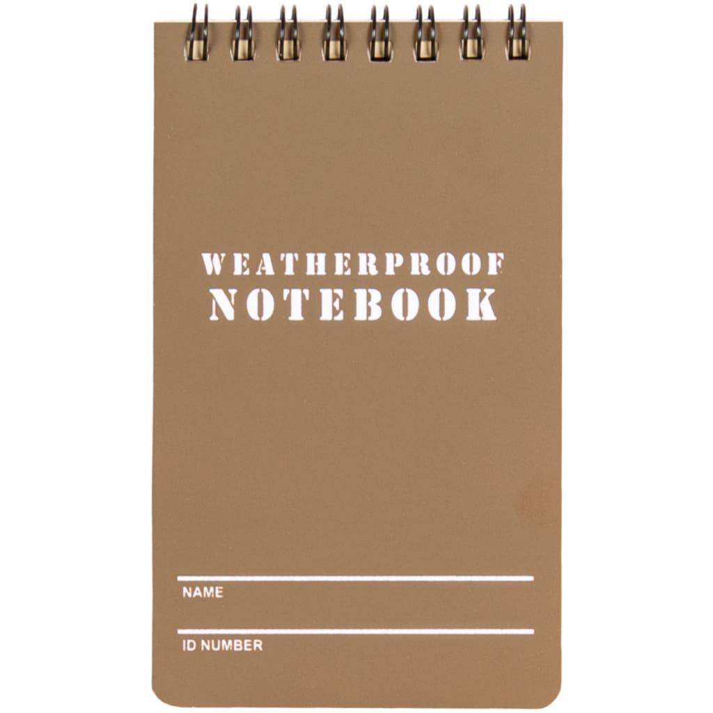 Military Style Weatherproof Notebook. 39-031