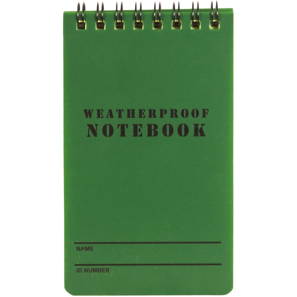 Military Style Weatherproof Notebook. 39-030