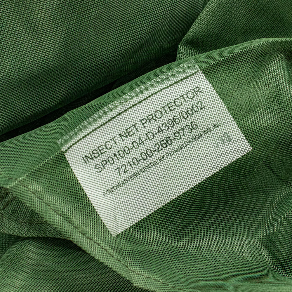 Closeup of GI Mosquito Bar Net, 90-521. 