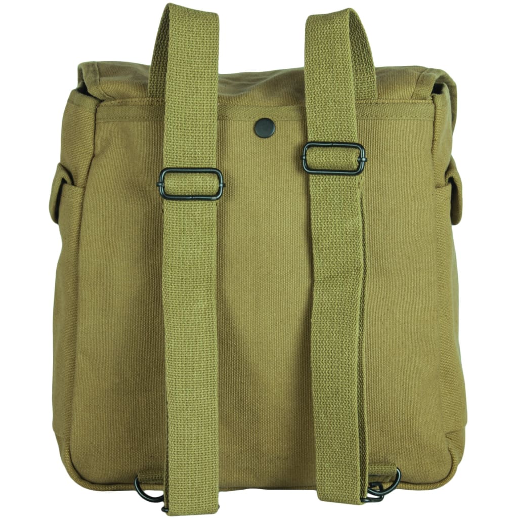 Back of Small Musette Bag.
