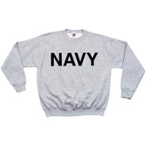 Navy Crewneck Sweatshirt. 64-67 S