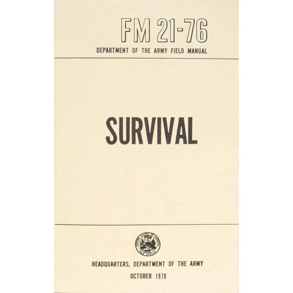 Survival Field Manual. 59-59