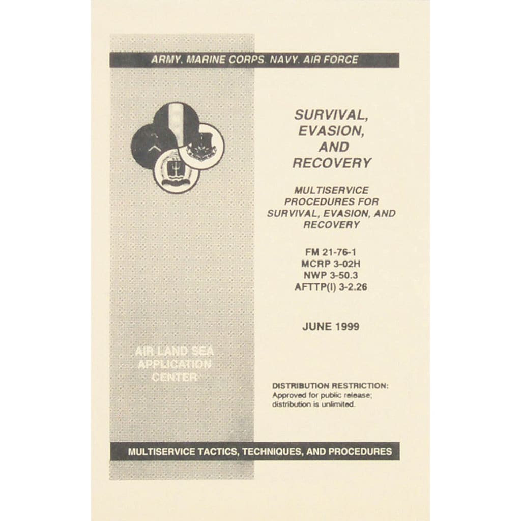 Survival, Evasion and Recovery Handbook - Fox Outdoor