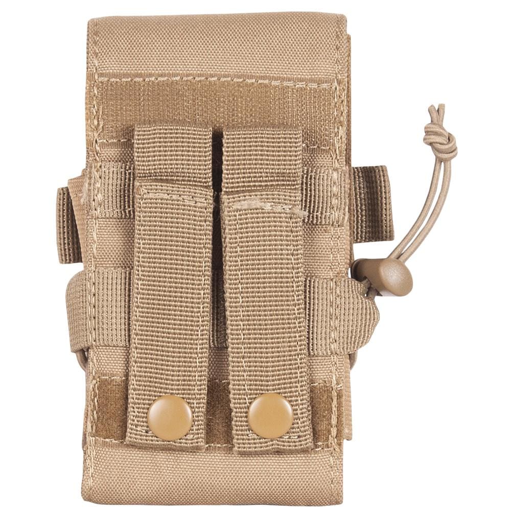Back of Tactical Cell Phone Pouch.