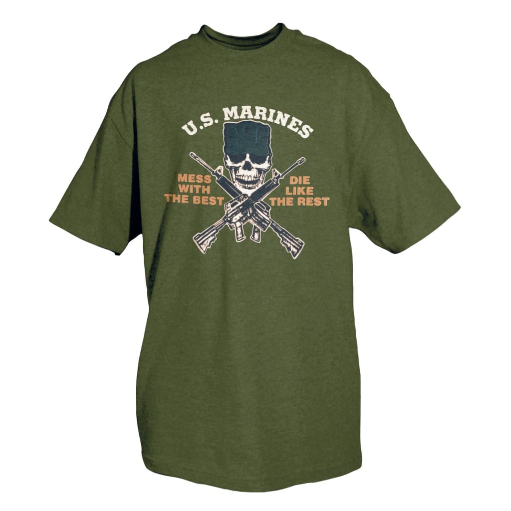 Marines Mess with Best T-Shirt. 64-54 S