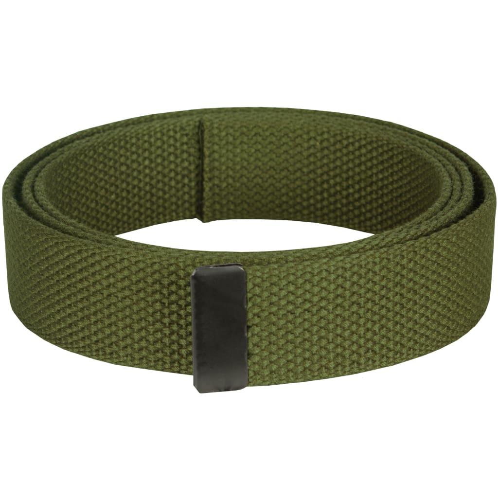 Web Belt with Black Open Face Buckle. 44-60 OD