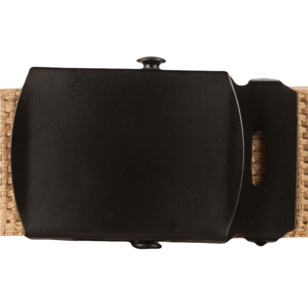 Closeup of Black Roller Buckle.