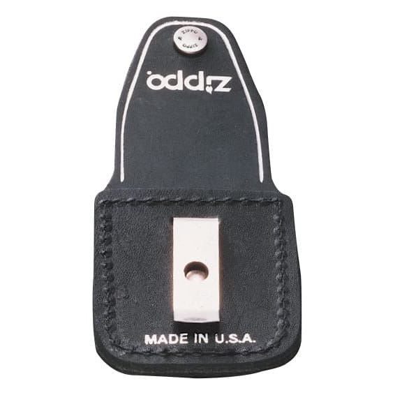 Back of Zippo® Lighter Pouch opened.