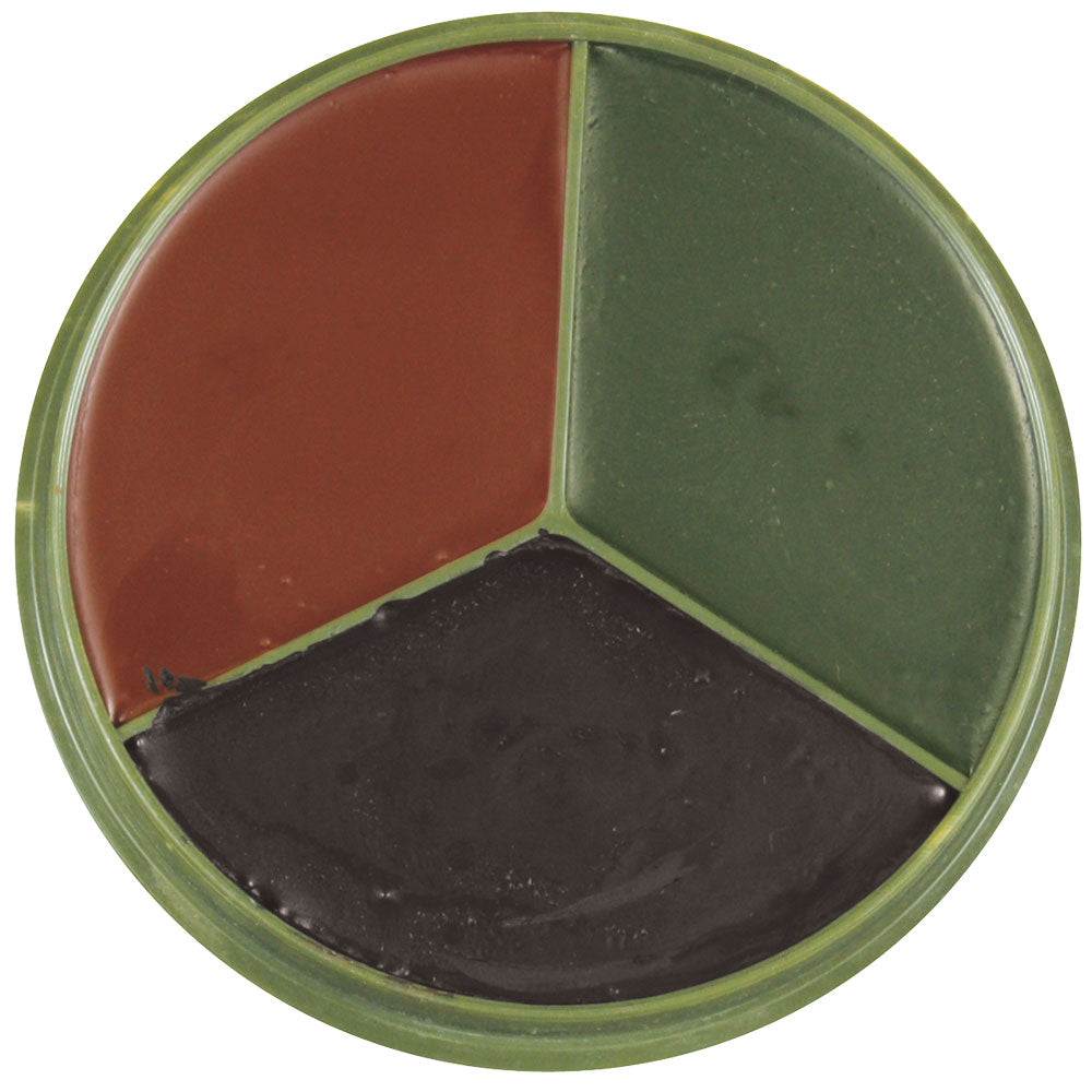 Interior of 3-color GI Style Face Paint Compact showing the makeup cream.