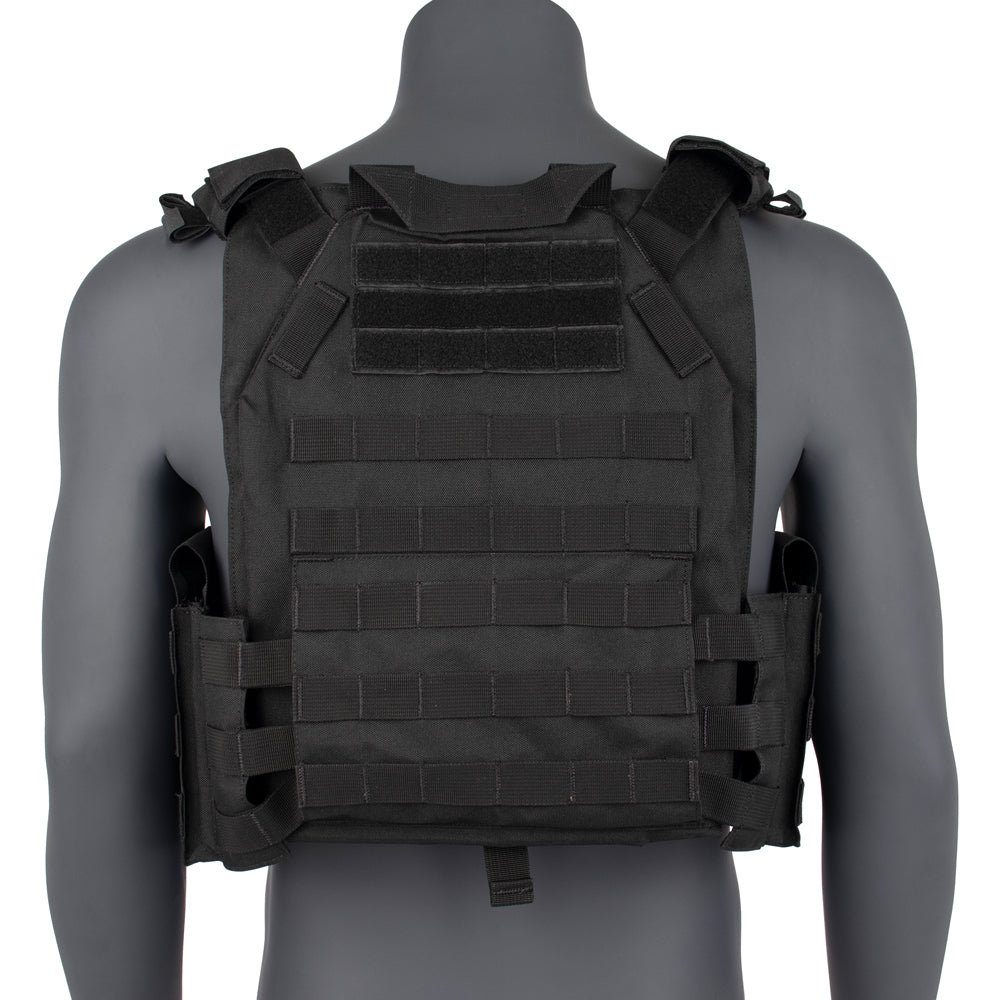 Q.R. Vital Plate Carrier Vest in Black