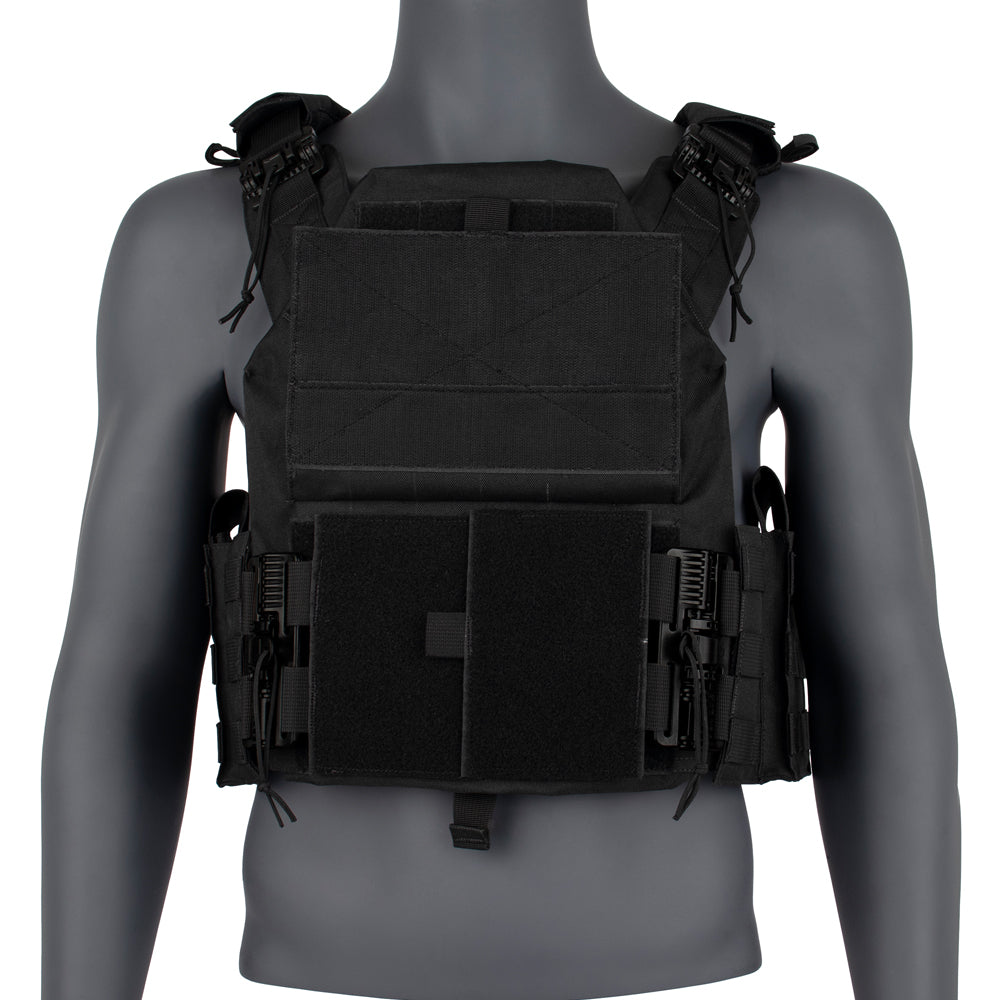 Q.R. Vital Plate Carrier Vest in Black