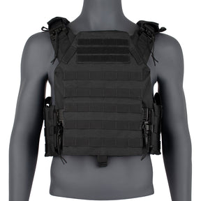 Q.R. Vital Plate Carrier Vest in Black