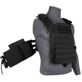 Q.R. Vital Plate Carrier Vest in Black