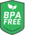 Badge indicating this product is made of BPA free material