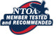 Badge indicating this product is approved by the NTOA