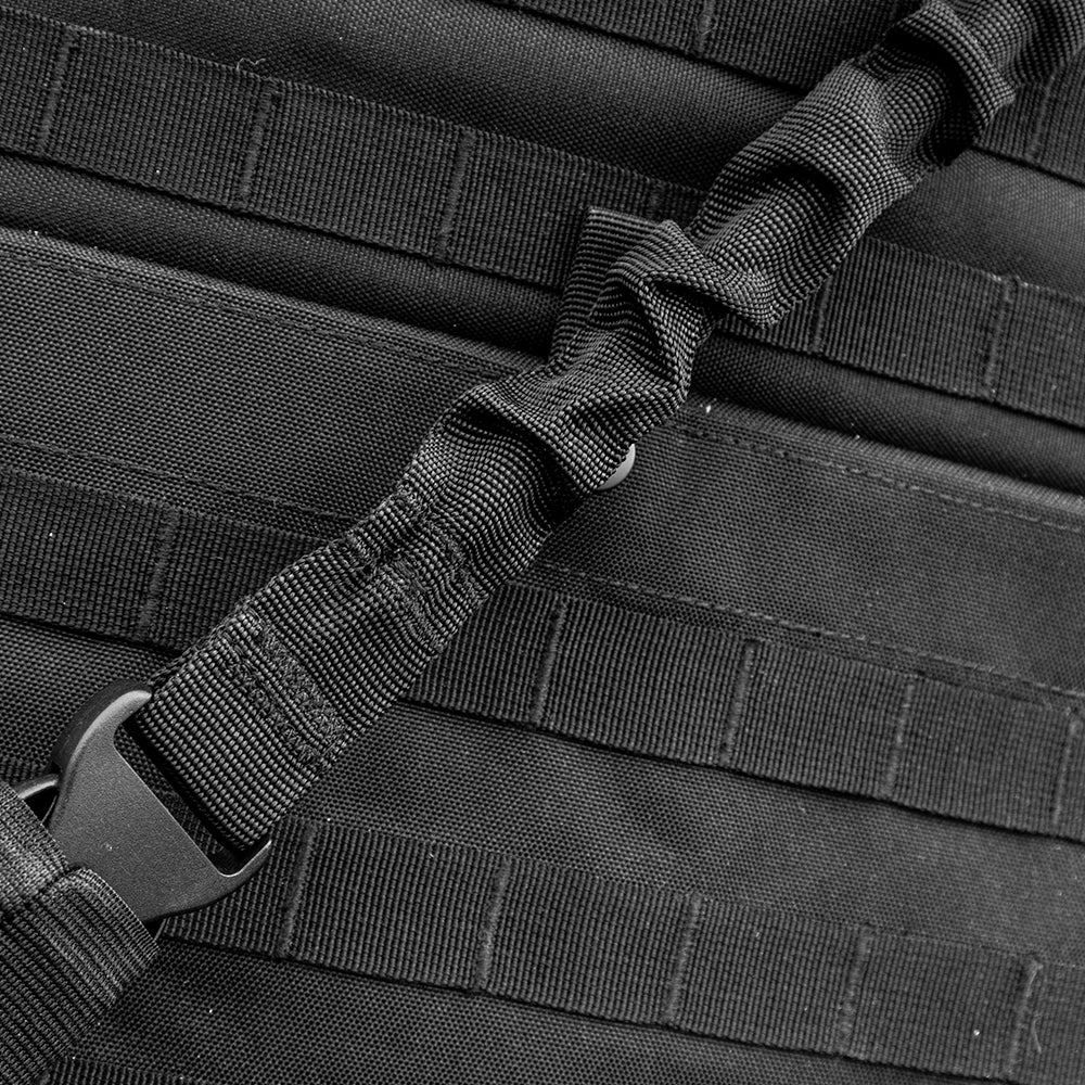 Close-up of Two Point Sling on a vest.