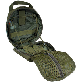 Open First Responder Active Field Pouch showing paracord system. 
