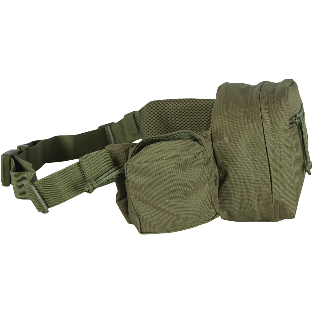 Tactical Fanny Pack side with pocket open.