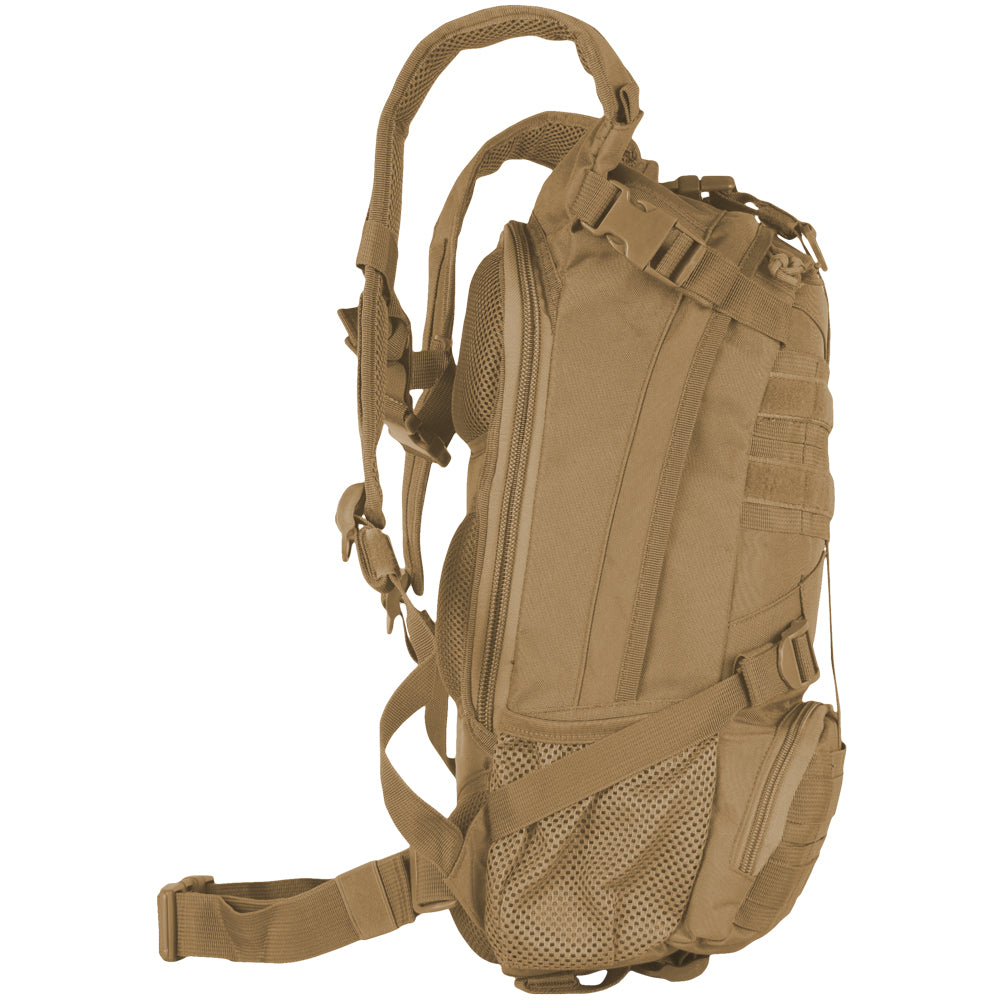 Side of Elite Excursionary Hydration Pack. 