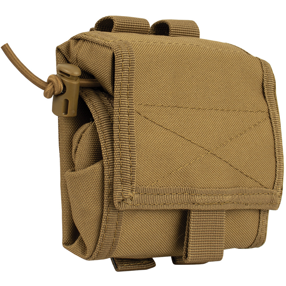 Quarter view of Micro Dump/Ammo Pouch.