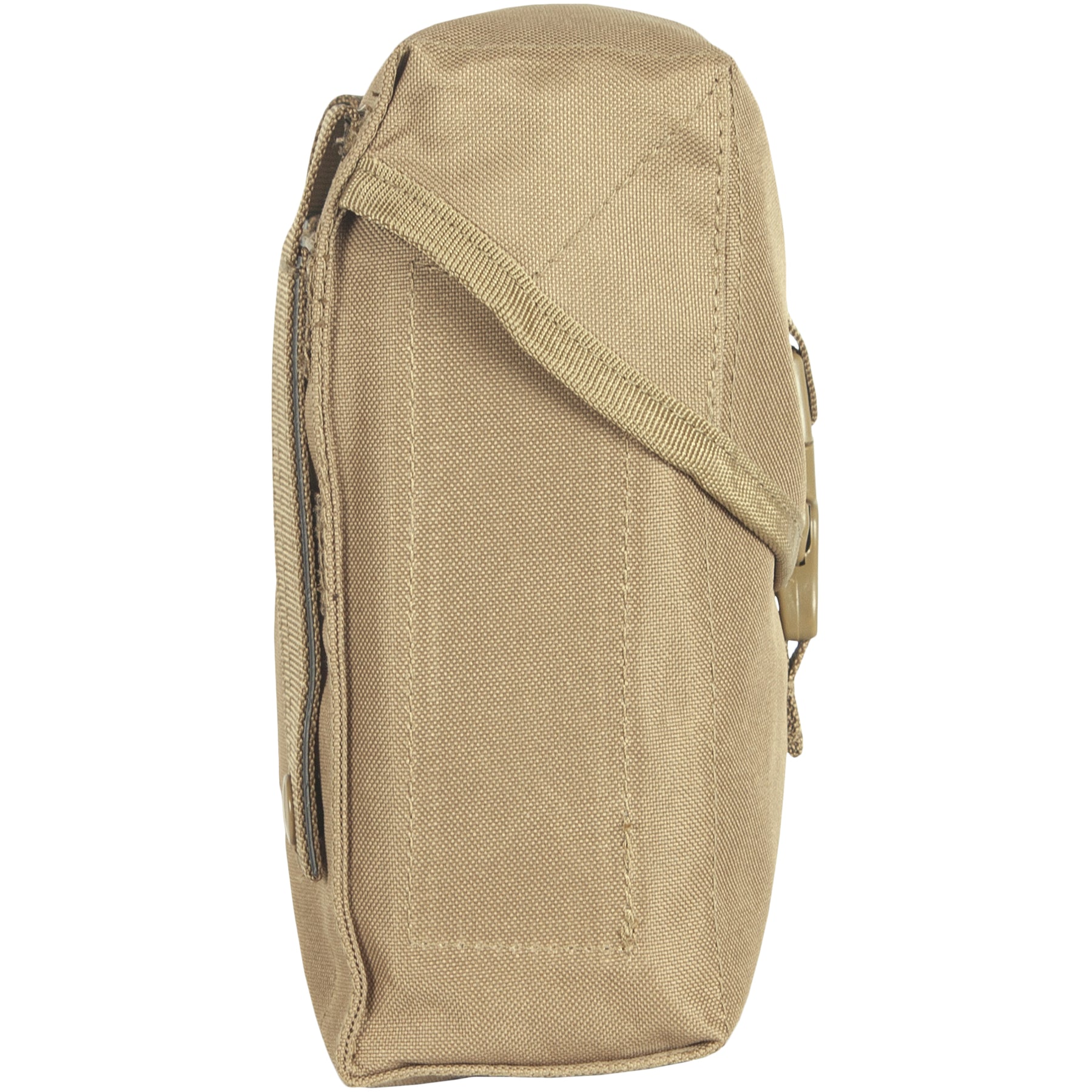 Side of S.A.W. Pouch. 