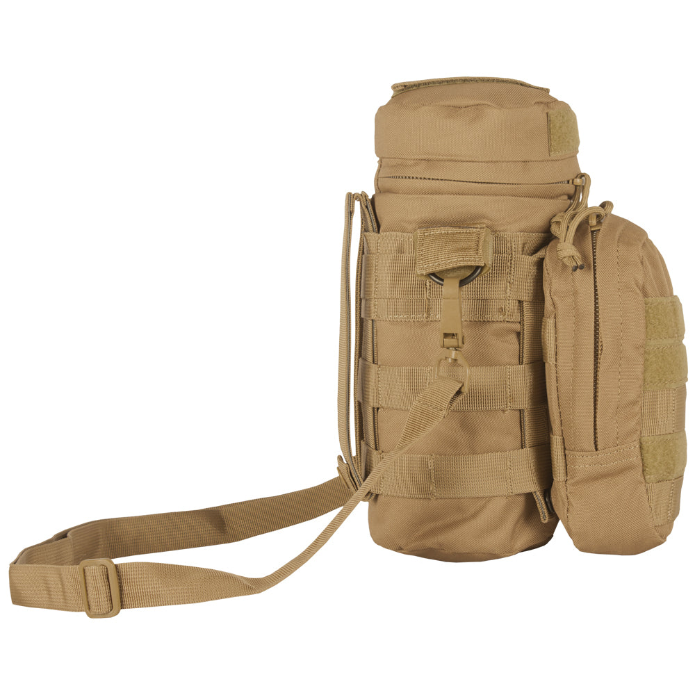 Rothco Coyote Brown Lightweight Molle Bottle Carrier