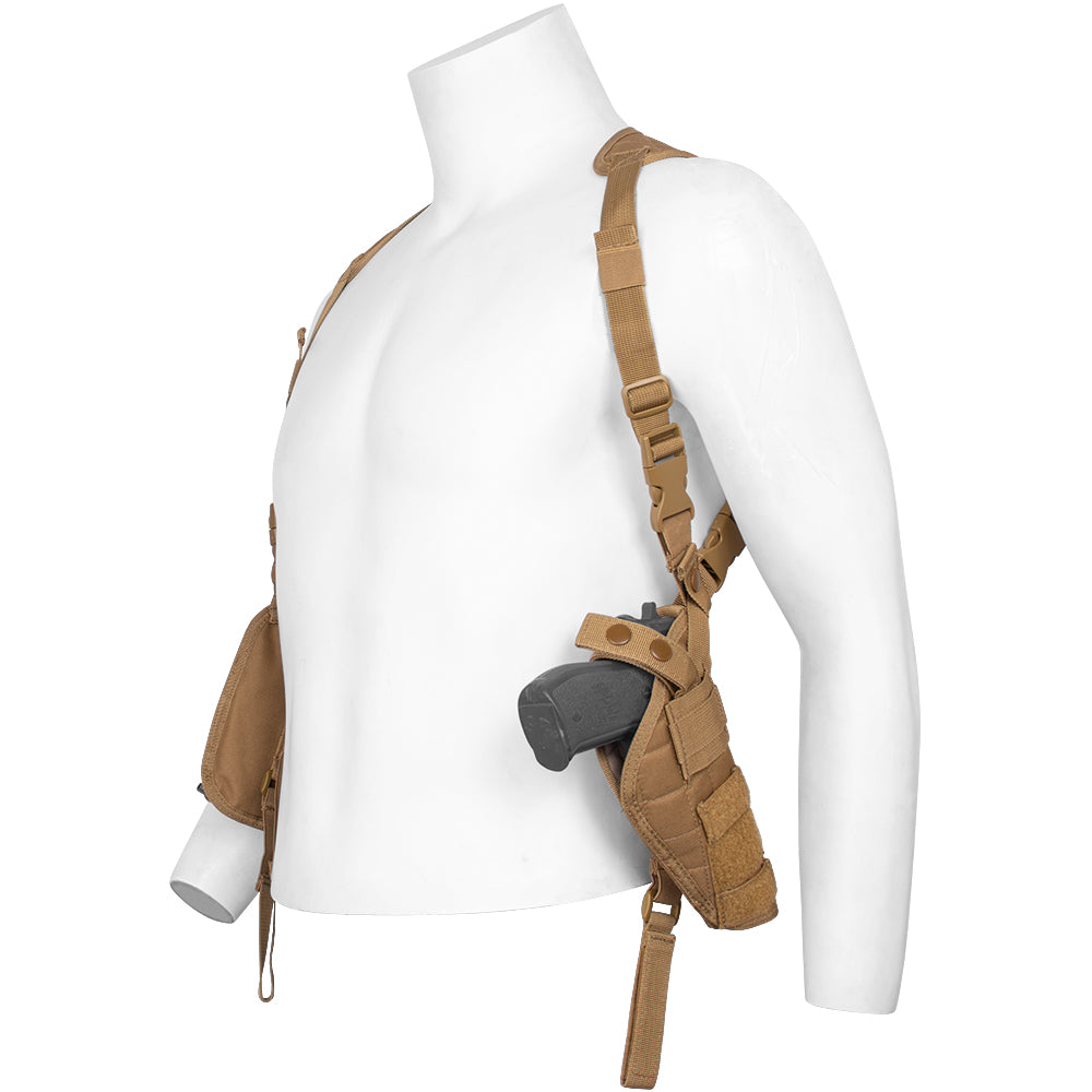 HWZ Tactical Molle Stealth Shoulder Holster Élastique - Port Holster Sous Bras Pour Hommes Et Femmes